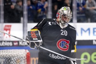 Reto Berra jouera à Kloten dès la saison 2026/27 KEYSTONE/ANTHONY ANEX